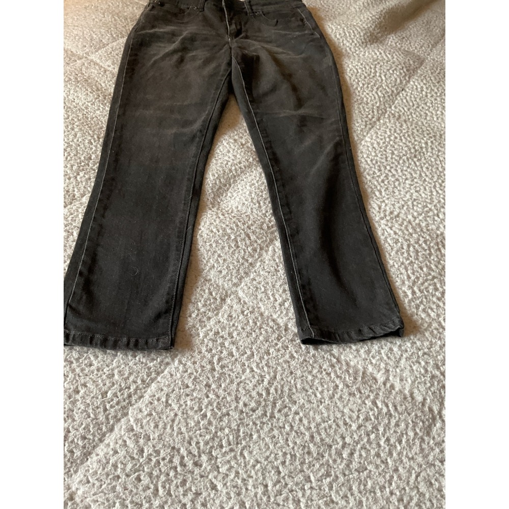 Marie Claire Jeans Straight Leg Women Size 9 Black Excellent Stretch Denim